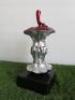 Apple Core Ornament in Red on Marble Base. Size H30cm. RRP &pound;120. - 3