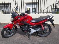 LX18 XDM - Honda 125 - Model GLR 125 1WH-H Motorbike, in Metallic Red. 1 Owner From New, Current Mileage 1845. Hardly Used and in Excellent Condition with only a slight mark on the Exhaust. Ideal first bike, Sold with 2 Keys and V5.....