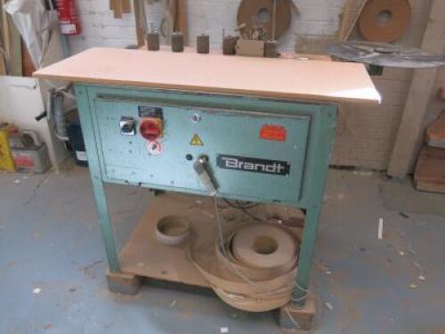 Brandt Hand Edging Machine, Model T-55, 3 Phase, YOM 1983.