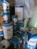 Room Containing Approx. 150 Cans/Drums of 5Lt, 20Lt, 25Lt & 200Lt Primers, Paints, Lacquers, Acetone & Thinners, Branded Symphony Coatings, Sherwin & Williams, Morrells & Others to Include: Approx. 50 x New Cans/Drums & Approx & 100 x Part Used Cans & Dru - 7