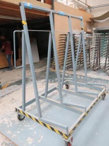 Mobile A Frame Sheet Material Workshop Rack.