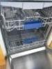 Siemens Integrated Dishwasher, Size H81 x W60 x D55cm. Used & Requires Unplumbing. - 2