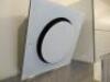 Elica Wall Mounted Mini OM White Cooker Hood, Size H55 x W55 x D35cm. Ex Display. - 2