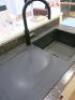 Franke Composite Single Bowl Left Hand Drainer Sink, Size W97 x D50cm with Quooker Combie Flex Tap, Model Combie, S/N CCW502559 & Quooker Cube Chiller, Model Cube CB, S/N CDUB38E00133. Requires Unplumbing. - 5