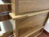 4 Drawer Light Wood Sideboard with Gold Edging. Size 87 x 124 x 46cm. - 6