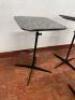 3 x Marble Side Tables. Size 60 x 36 x 36cm. - 3