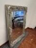 Ornate Silvered Mirror, RRP £400. Size 152 x 100cm. - 7