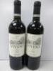 2 x Bottles of Vivens par Chateau Dufort-Vivens Margaux, 2016, 750ml.