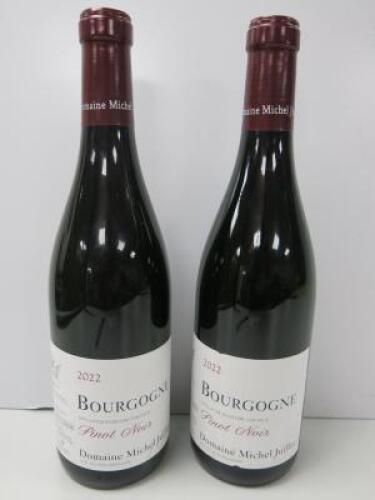 2 x Bottles of Domaine Michel Juillot Bourgogne Pinot Noir, 2022, 750ml.