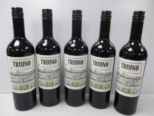 5 x Triuno Organic Malbec, 2021, 750ml,