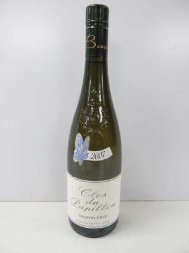 2 x Bottles of Clos Du Papillon Savennieres, 2007, 750ml.