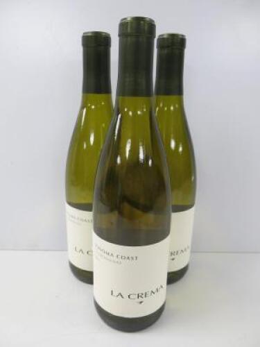 3 x Bottles of La Creama Sonoma Coast Chardonnay