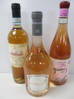 3 x Bottles of Assorted Rose to Include: 1 x Roseblood, 2022, 1 x Picaro, 2016 & 1 x Rosa del Rosa, 2020, 750ml.