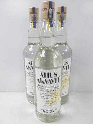 3 x Bottles of Ahus Akavir, 70cl.