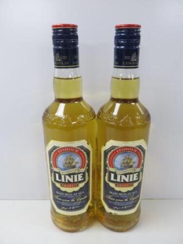 2 x Bottles of Lysholm Linie Aquavit, 70cl.