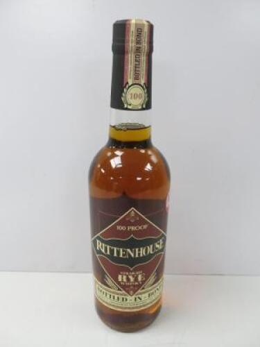 Rittenhouse Straight Rye Whisky, Bottled in Bond, 70cl.