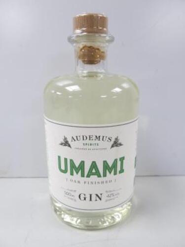Audemus Umami Oak Finished Gin, 500ml.