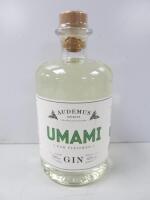 Audemus Umami Oak Finished Gin, 500ml.