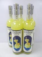 5 x Bottles of Staibano Limoncello, 70cl.