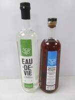 2 x Bottles of 30 & 40 Liqueur & Aperitif to Include: Eau De Vie & Aperitif Normandy 70cl.