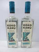 2 x Bottles of Koko kanu Jamaica Rum with Coconut Flavour, 70cl.