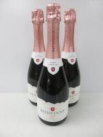 3 x Bottles of Rathfinny Wine Estate Rose Brut, 2018, 750ml.