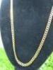 9ct Yellow Gold Italy, Chain Link Necklace. 52cm Total Length. 26g - 2