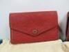 3 x Louis Vuitton Zip Up Purses to Include: 2 x Red & 1 x Monogram. Comes with 3 x Dust Covers. - 3