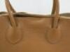 Russell & Bromley Brown Leather Tote Bag. Comes with Dust Cover. Appears New. - 4