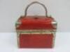 Bossa Bella Italy Embossed Box Handbag.