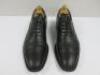 Church's Shergard Black Burnished Calf Leather Men's Shoes, 70g. Comes with Box, Church's Shoe Trees.Lot Update:Shoes are believed to be a Size 7  - 3