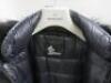 Moncler Grenoble Goose Down Jacket in Black & White with Detachable Silver Fox Fur Trimmed Collar, Size 4. Comes with Original Box & Appears Unused. - 3