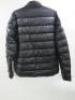 Moncler Longue Saison Goose Down Puffa Jacket in Black, Size 7. Note: tear to bottom right (As Viewed/Inspected). - 2