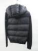 Moncler Norme Afnor Goose Down Hooded Puffa Jacket/Jumper In Black, G32-003, Size S. - 2