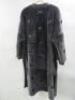 Emporio Armani Shearling Di Montone Full Length Grey Coat, Size 42. - 2