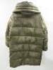 Replay Ladies Puffer Coat in Green, W7664.000M84198. - 2