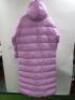 Nike Full Length Puffer Coat in Pink, Size M. - 2