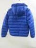 Hugo Boss Hooded Puffer Jacket in Blue, Size 12 XS. - 2