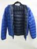 Hugo Boss Hooded Puffer Jacket in Blue, Size 12 XS. - 4