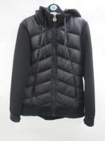 Michael Kors Hooded Puffer Jacket in Black, Size S.