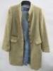 British Tweed Ladies Collarless Coat, Size 12. - 3
