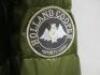 Holland Cooper Hooded Puffer Jacket in Green, Size M. - 4