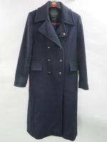 Maison Lener Navy Ladies Trenchcoat, Size 40.