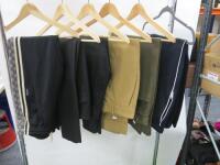 8 x Designer Ladies Trousers in Assorted Sizes, Brands & Colours to Include: 1 x Gucci, 1 x Ralph Lauren, 1 x Emporio Amanai, 1 x Kenzo & 4 x Massimo Dutti. (Size M, XL, 8/30/42/42/44)