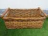 Pair of Wicker Baskets with Handles, Size H25 x W65 x D35cm. - 3