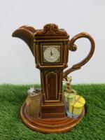 Park Rose Grandfather Clock Pitcher.