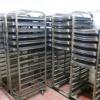 38 x Mobile 14 Rack Oven Trolleys (for use with Lot 1). Comes with Approx 480 Aluminium Baking Trays (As Viewed) - 2