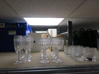 New Villeroy & Boch 24 Piece Lead Glass Set to Include: 8 x Claret, 8 x Desiree & 8 x Miss Desiree Whiskey Glasses..