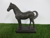 ASN Horse French in Bronze. 30cm Tall.