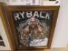 3 x Framed & Signed WWE Photo's to Include: 1 x Cena, 1 x Ryback & 1 x Sheamus & 1 x WWE Ticket 2017 & 1 x Frank Bruno Photo. - 4